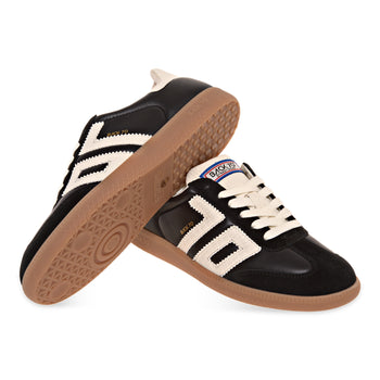 Sneaker Back 70 Cloud in nappa con inserti latte - 4