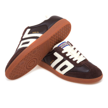 Sneaker Back 70 Cloud in pelle imbottita e camoscio - 4