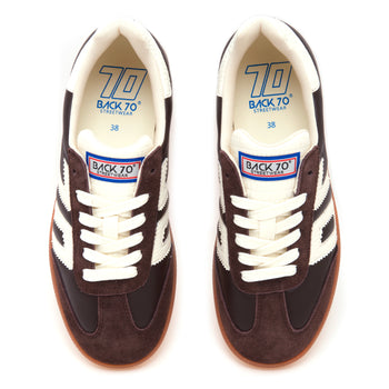 Sneaker Back 70 Cloud in pelle imbottita e camoscio - 5