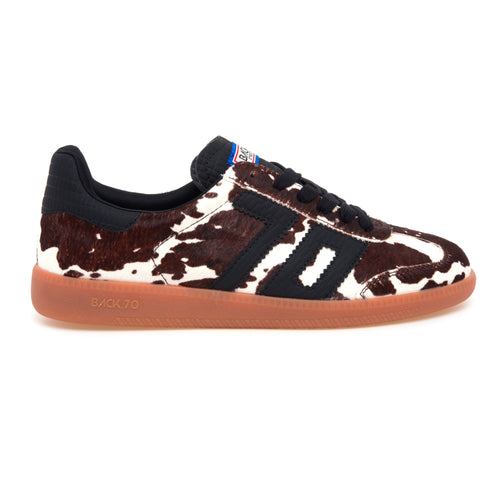 Sneaker Back 70 Cloud in cavallino effetto mucca
