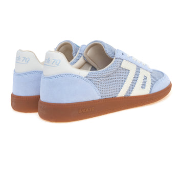 Sneaker Back 70 Ghost in camoscio e iuta con logo in pelle - 3