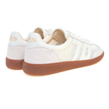 Sneaker Back 70 Ghost in camoscio e iuta con logo in pelle - 3