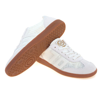 Sneaker Back 70 Ghost in camoscio e iuta con logo in pelle - 4
