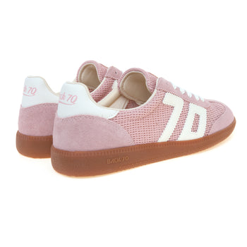 Sneaker Back 70 Ghost in camoscio e iuta con logo in pelle - 3