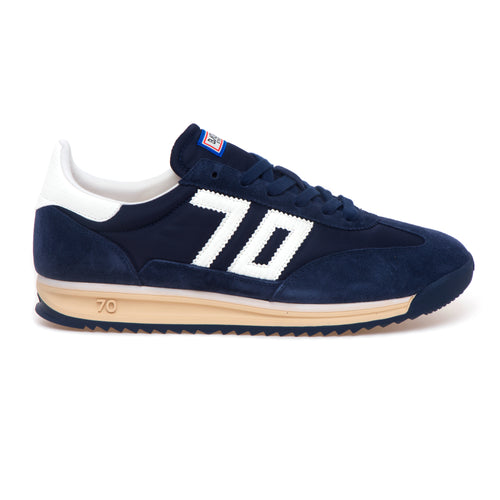 Sneaker Back 70 Jogger in camoscio e nylon