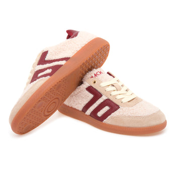 Sneaker Back 70 Cloud in teddy e camoscio - 4