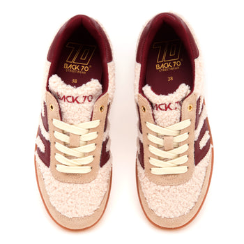 Sneaker Back 70 Cloud in teddy e camoscio - 5