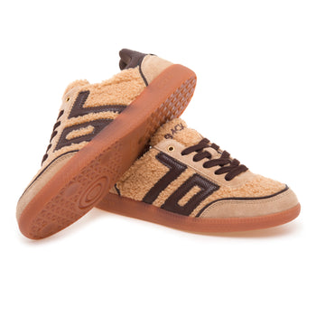 Sneaker Back 70 Cloud in teddy e camoscio - 4