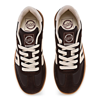 Sneaker Back 70 Brooklyn in nappa soft e camoscio con suola bold - 5