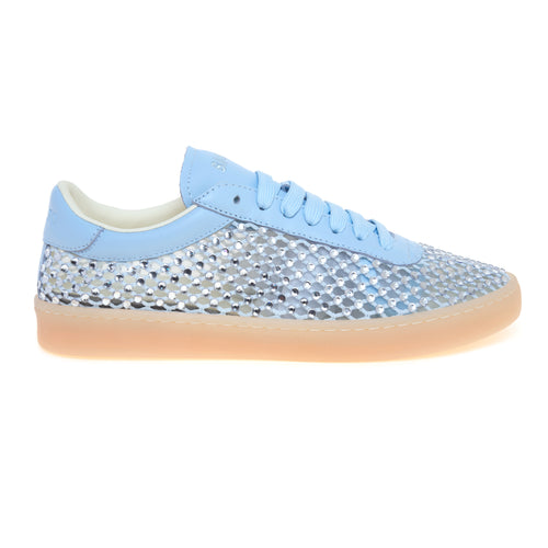 Sneaker Back 70 Smart strass in pelle e tessuto