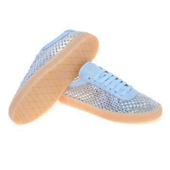 Sneaker Back 70 Smart strass in pelle e tessuto - 4