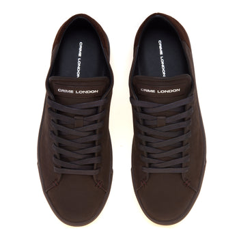 Sneaker Crime London Amuse in nabuck ingrassato e camoscio - 5