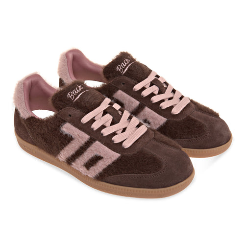 Sneaker Back 70 Mohair con logo e talloncino rosa - 2