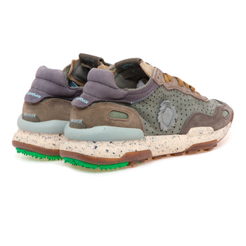 Sneaker Satorisan Chacrona Laser premium in camoscio e nabuck forato - 3