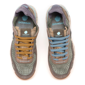 Sneaker Satorisan Chacrona Laser premium in camoscio e nabuck forato - 5