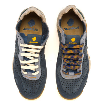 Sneaker Satorisan Chacrona Laser premium in camoscio e nabuck forato - 5