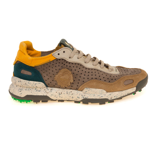 Sneaker Satorisan Chacrona Laser premium in camoscio e nabuck forato