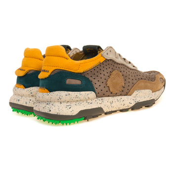 Sneaker Satorisan Chacrona Laser premium in camoscio e nabuck forato - 3