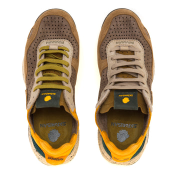 Sneaker Satorisan Chacrona Laser premium in camoscio e nabuck forato - 5