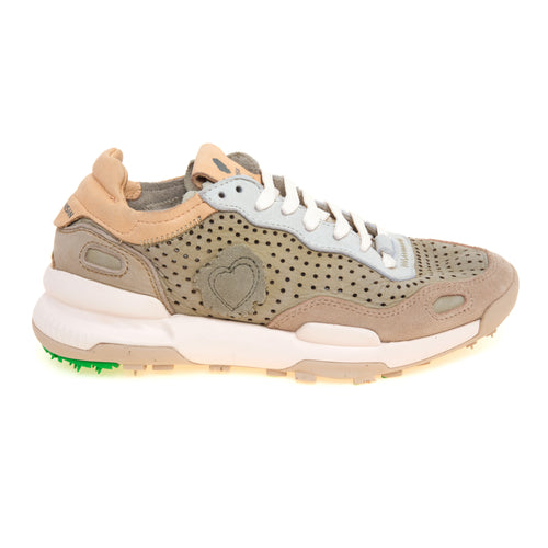 Sneaker Satorisan Chacrona Laser premium in camoscio e nabuck forato