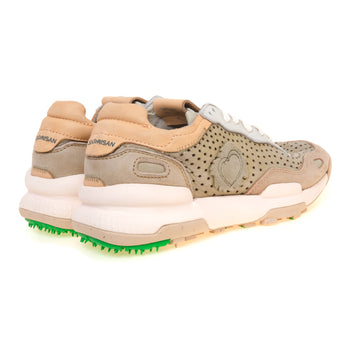 Sneaker Satorisan Chacrona Laser premium in camoscio e nabuck forato - 3