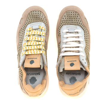 Sneaker Satorisan Chacrona Laser premium in camoscio e nabuck forato - 5