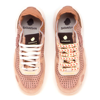 Sneaker Satorisan Chacrona Laser Premium in pelle forata e camoscio - 5