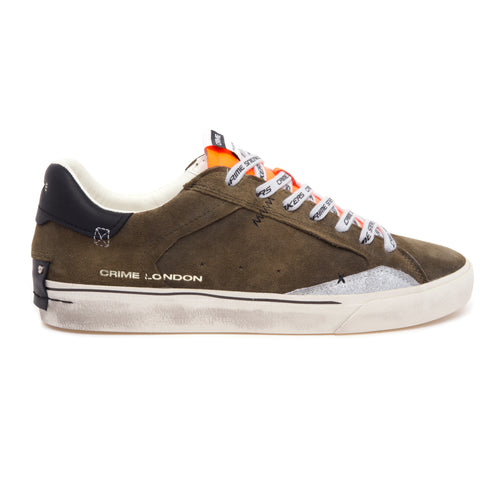 Sneaker Crime London Distresses Destructured in camoscio