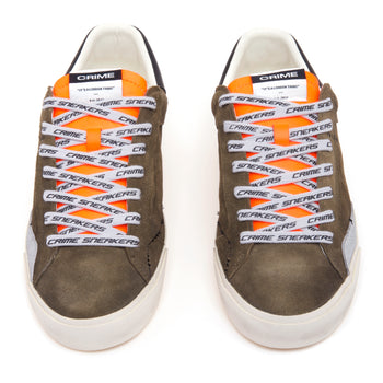 Sneaker Crime London Distresses Destructured in camoscio - 5