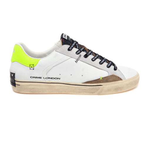 Sneaker Crime London Distressed 2.0 in pelle e camoscio