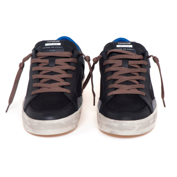 Sneaker Crime London Sk8 Deluxe in pelle  NERO - 5