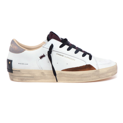 Sneaker Crime London Sk8 Deluxe in pelle