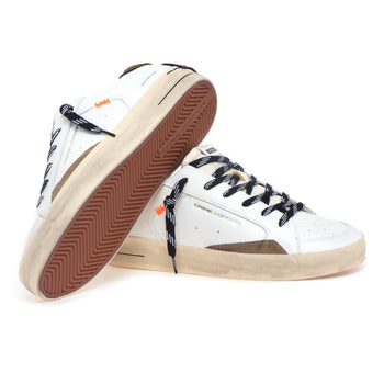 Sneaker Crime London Sk8 Deluxe in pelle - 4