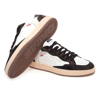 Sneaker Crime London Chelsea in pelle  BIANCO - TESTA DI MORO - 4