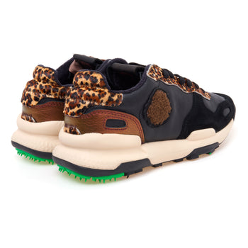 Sneaker Satorisan Chacrona Premium in pelle e cavallino maculato - 3
