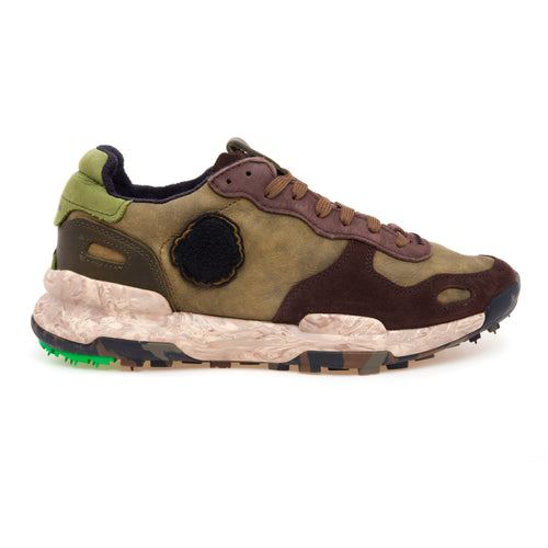 Sneaker Satorisan Chacrona Premium in pelle e camoscio