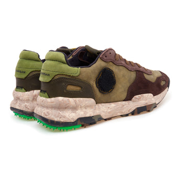 Sneaker Satorisan Chacrona Premium in pelle e camoscio - 3
