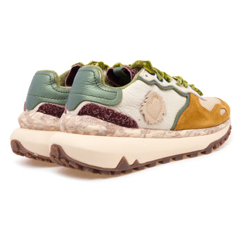 Sneaker Satorisan Chacrona Metta Premium in pelle e camoscio - 3