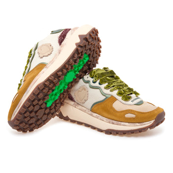 Sneaker Satorisan Chacrona Metta Premium in pelle e camoscio - 4