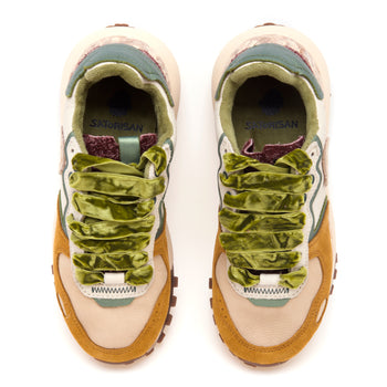 Sneaker Satorisan Chacrona Metta Premium in pelle e camoscio - 5