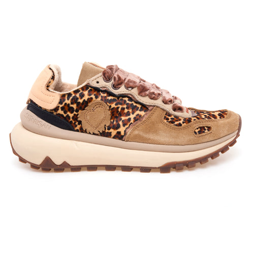 Sneaker Satorisan Chacrona Metta Premium in cavallino maculato e camoscio