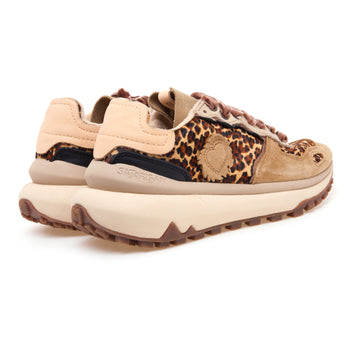 Sneaker Satorisan Chacrona Metta Premium in cavallino maculato e camoscio - 3