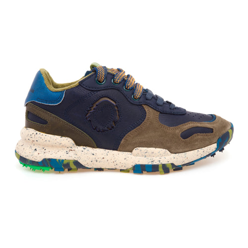 Sneaker Satorisan Chacrona Pull-Up in pelle e camoscio