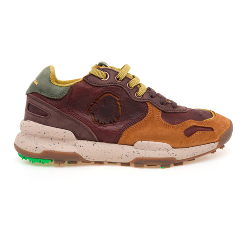Sneaker Satorisan Chacrona Pull-Up in pelle e camoscio