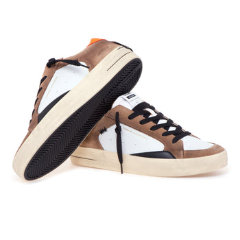 Sneaker Crime London Skate Deluxe in pelle e camoscio - 4