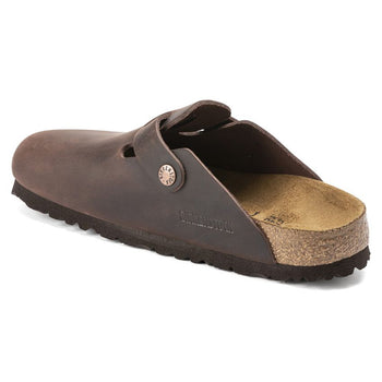 Ciabatta Birkenstock Boston in pelle oliata - 4