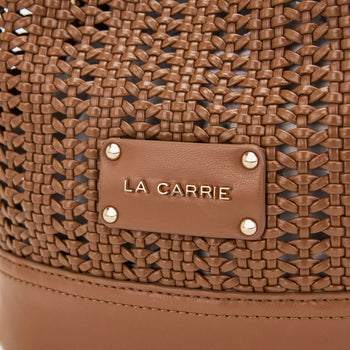 Secchiello La Carrie in ecopelle intrecciata - 4
