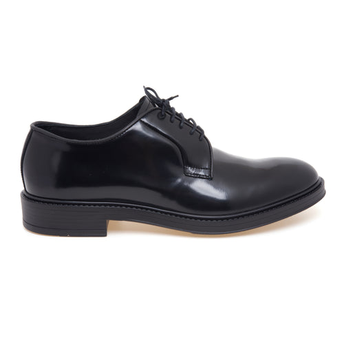 Stringata Pawelk's in pelle spazzolata con suola in gomma