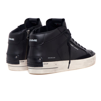 Sneaker Crime London SK8 Deluxe Mid in pelle - 3