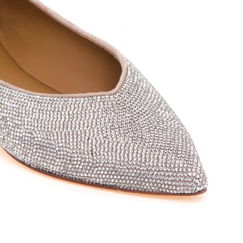 Ballerina Anna F. in tessuto con strass - 4